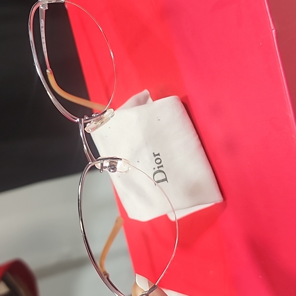 Dior Silver Eyeglasses FRAME - Picture 9 of 11